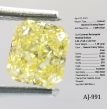 1.28 Carat Radiant Fancy Yellow VVS2 - EX VG GIA Natural Diamond