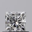 0.50 Carat Princess E VVS2 - VG GD GIA Natural Diamond