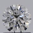 0.70 Carat Round F SI1 VG EX GIA Natural Diamond