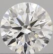 0.56 Carat Round F VVS2 EX GIA Natural Diamond