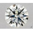 0.34 Carat Round J VVS1 EX VG GIA Natural Diamond