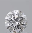 0.55 Carat Round D VVS1 EX GIA Natural Diamond