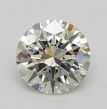 0.32 Carat Round I VVS2 EX GIA Natural Diamond