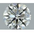 0.62 Carat Round H VVS2 EX GIA Natural Diamond