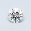 0.41 Carat Round D VS2 EX VG GIA Natural Diamond