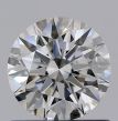 0.70 Carat Round F VVS1 EX GIA Natural Diamond