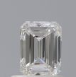 0.78 Carat Emerald D VVS1 - EX GD GIA Natural Diamond