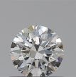 0.50 Carat Round F VVS2 EX GIA Natural Diamond