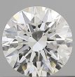 0.56 Carat Round F VVS1 EX GIA Natural Diamond