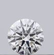 0.20 Carat Round F VS1 EX VG GIA Natural Diamond