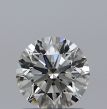 0.90 Carat Round J IF EX GIA Natural Diamond