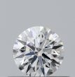 0.31 Carat Round G VVS2 EX GIA Natural Diamond