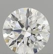 0.36 Carat Round E VVS2 EX GIA Natural Diamond