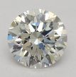 0.60 Carat Round I VVS2 VG EX GIA Natural Diamond