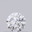 0.31 Carat Round E VVS1 EX VG GIA Natural Diamond