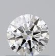 0.56 Carat Round F SI2 EX GIA Natural Diamond