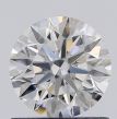 0.70 Carat Round H SI1 EX GIA Natural Diamond