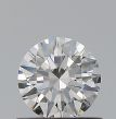 0.52 Carat Round G VVS2 EX GIA Natural Diamond