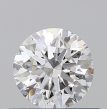 0.5 Carat Round D VVS1 EX VG GIA Natural Diamond