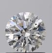 0.70 Carat Round F SI1 VG EX GIA Natural Diamond