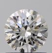 0.70 Carat Round H VVS1 EX GIA Natural Diamond