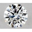 0.5 Carat Round H VVS1 EX VG GIA Natural Diamond