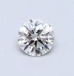 0.53 Carat Round G VS2 EX VG GIA Natural Diamond