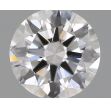 0.45 Carat Round D VVS2 EX GIA Natural Diamond