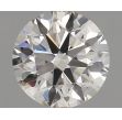 0.56 Carat Round K Faint Brown VVS2 EX GIA Natural Diamond