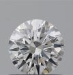 0.56 Carat Round G SI1 EX GIA Natural Diamond