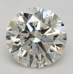 0.60 Carat Round I VVS2 VG EX GIA Natural Diamond