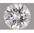 0.6 Carat Round D VVS1 EX GIA Natural Diamond