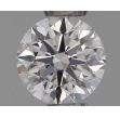 0.35 Carat Round D VVS1 EX GIA Natural Diamond