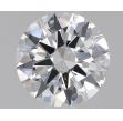 0.6 Carat Round D VS2 EX GIA Natural Diamond