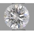 0.20 Carat Round D VVS2 EX VG GIA Natural Diamond