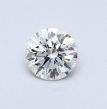 0.4 Carat Round I VVS1 VG EX GIA Natural Diamond