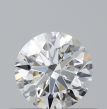 0.37 Carat Round H VVS1 EX GIA Natural Diamond