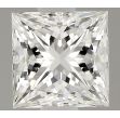 0.54 Carat Princess H VVS2 - EX VG GIA Natural Diamond