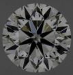 0.40 Carat Round K Faint Brown VS2 VG G GIA Natural Diamond