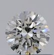 0.45 Carat Round I VS1 VG EX GIA Natural Diamond