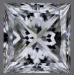 0.80 Carat Princess D VS2 - EX VG GIA Natural Diamond