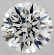 0.23 Carat Round G VVS2 EX VG GIA Natural Diamond