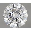 0.42 Carat Round F VVS2 EX GIA Natural Diamond