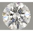 0.56 Carat Round H SI2 EX GIA Natural Diamond