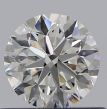 0.50 Carat Round H VVS2 VG EX GIA Natural Diamond