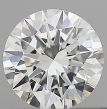 0.44 Carat Round F VVS2 EX GIA Natural Diamond