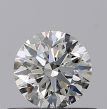 0.40 Carat Round I VS1 EX GIA Natural Diamond