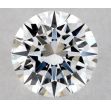 0.34 Carat Round D VVS2 EX GIA Natural Diamond