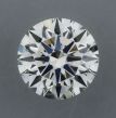 0.43 Carat Round I VVS1 EX GIA Natural Diamond