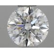 0.37 Carat Round F VVS2 EX IGI Natural Diamond